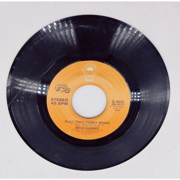 Vintage 76 45 RPM Wild Cherry Play That Funky Music Lady Wants Your Money Record - Picture 4 of 8